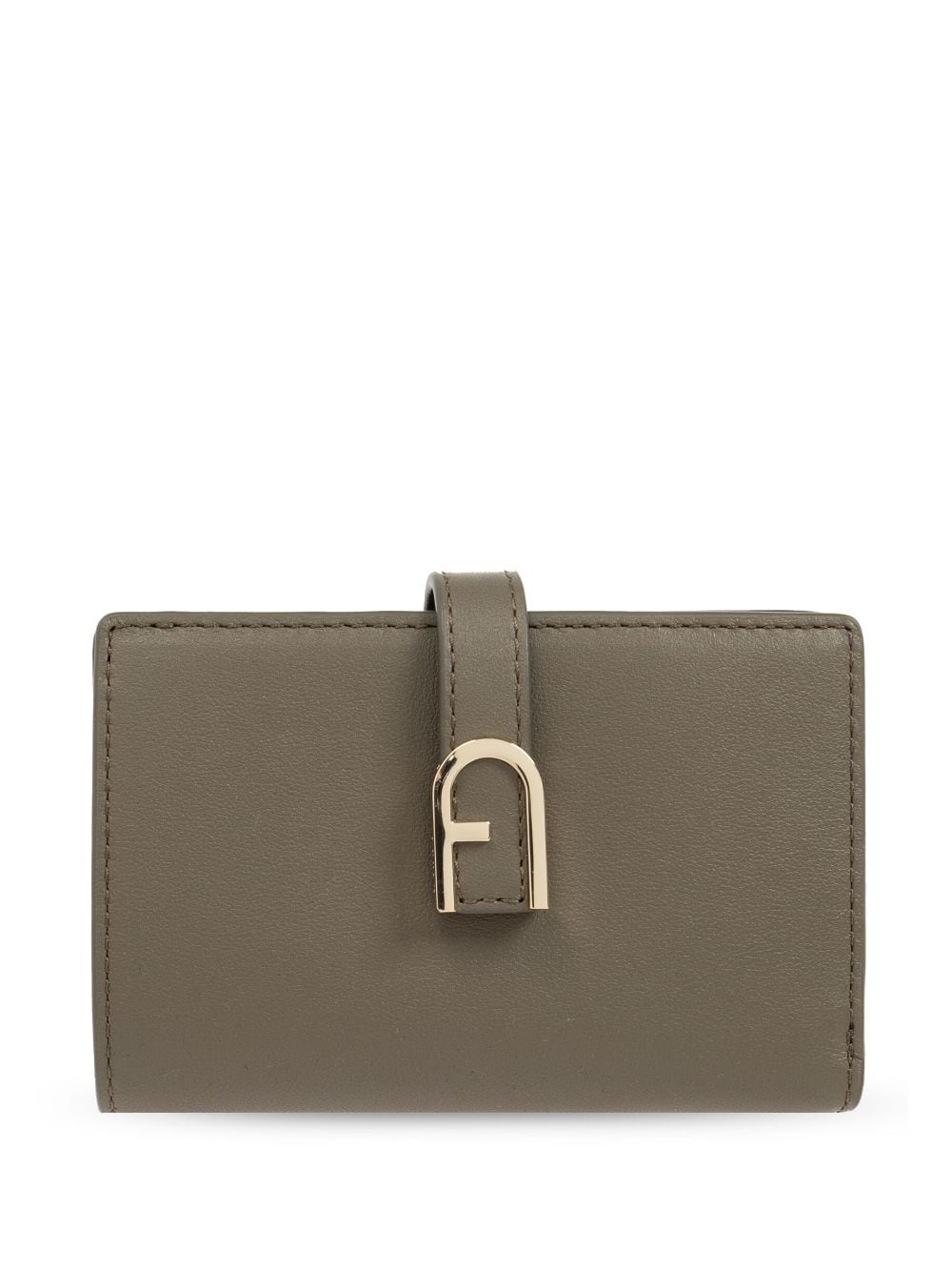 Furla medium Flow leather wallet - Green von Furla