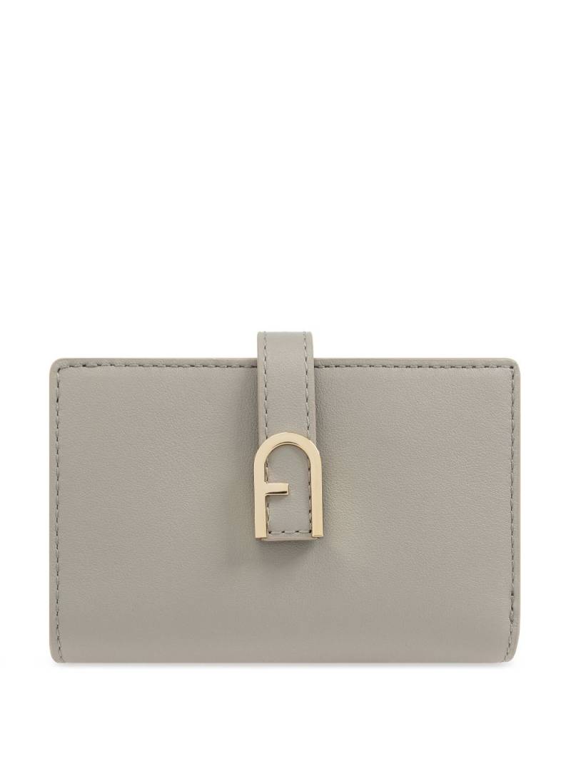 Furla medium Flow leather wallet - Grey von Furla