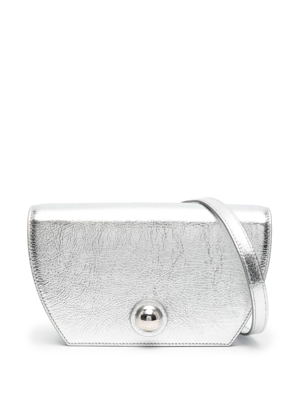 Furla metallic-leather cross body bag - Silver von Furla