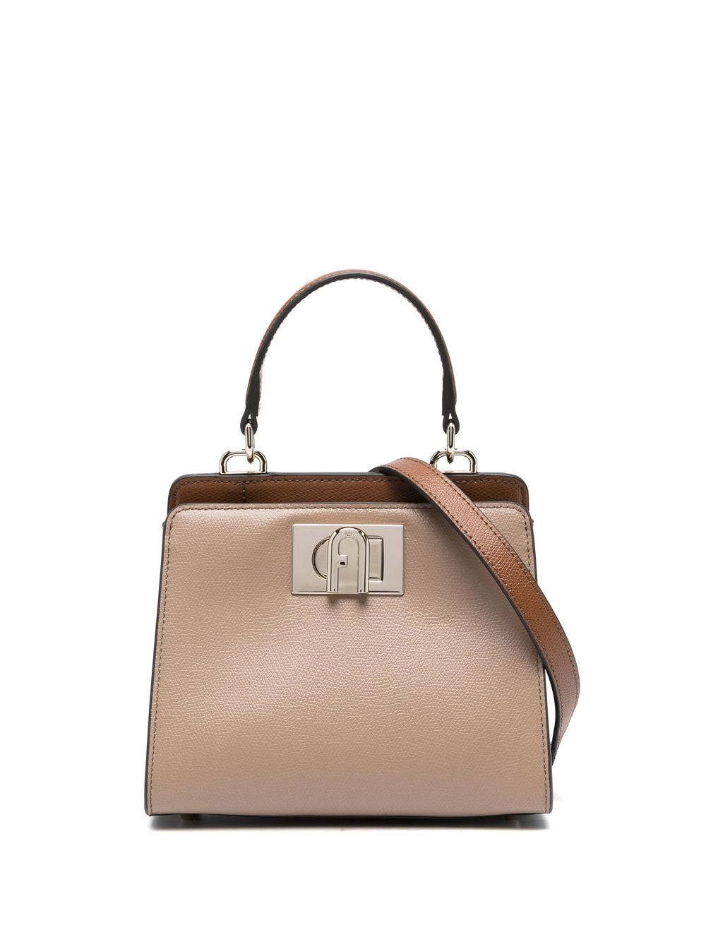 Furla mini Greige tote bag - Brown von Furla