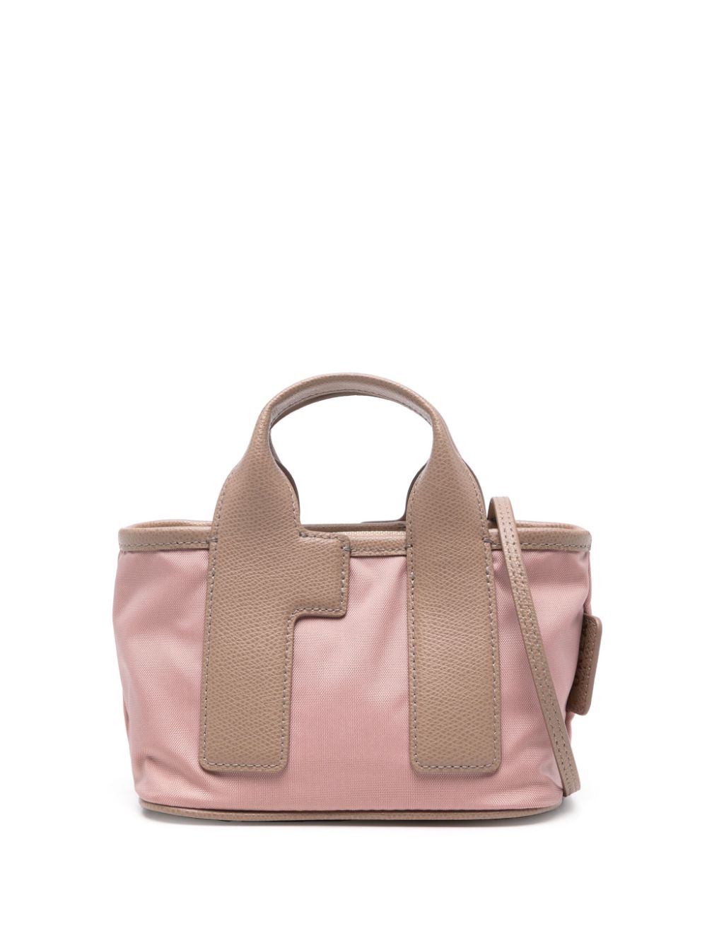 Furla mini Piuma canvas tote bag - Pink von Furla