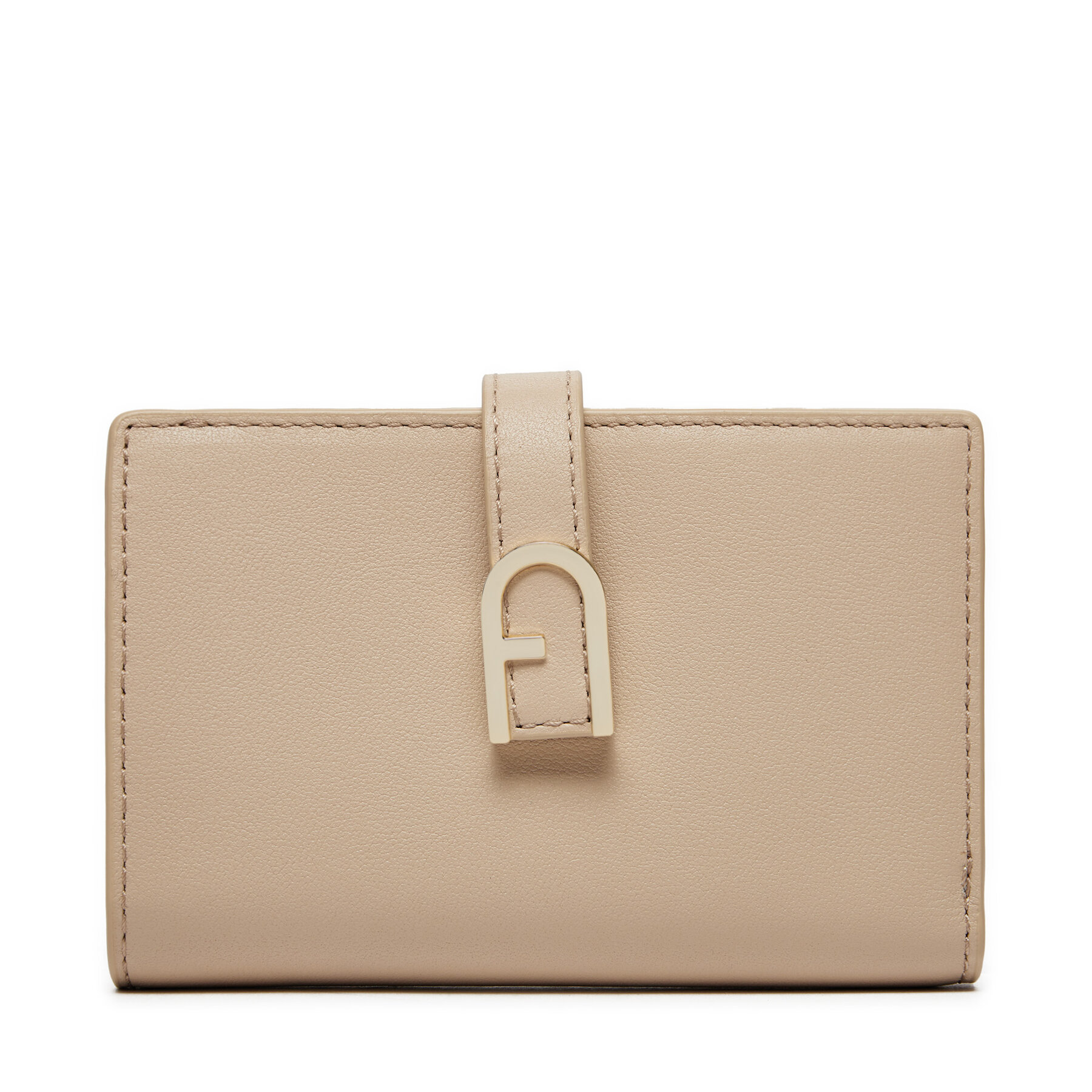 Große Damen Geldbörse Furla Flow S Compact Wallet WP00401 BX2045 8E000 Beige von Furla