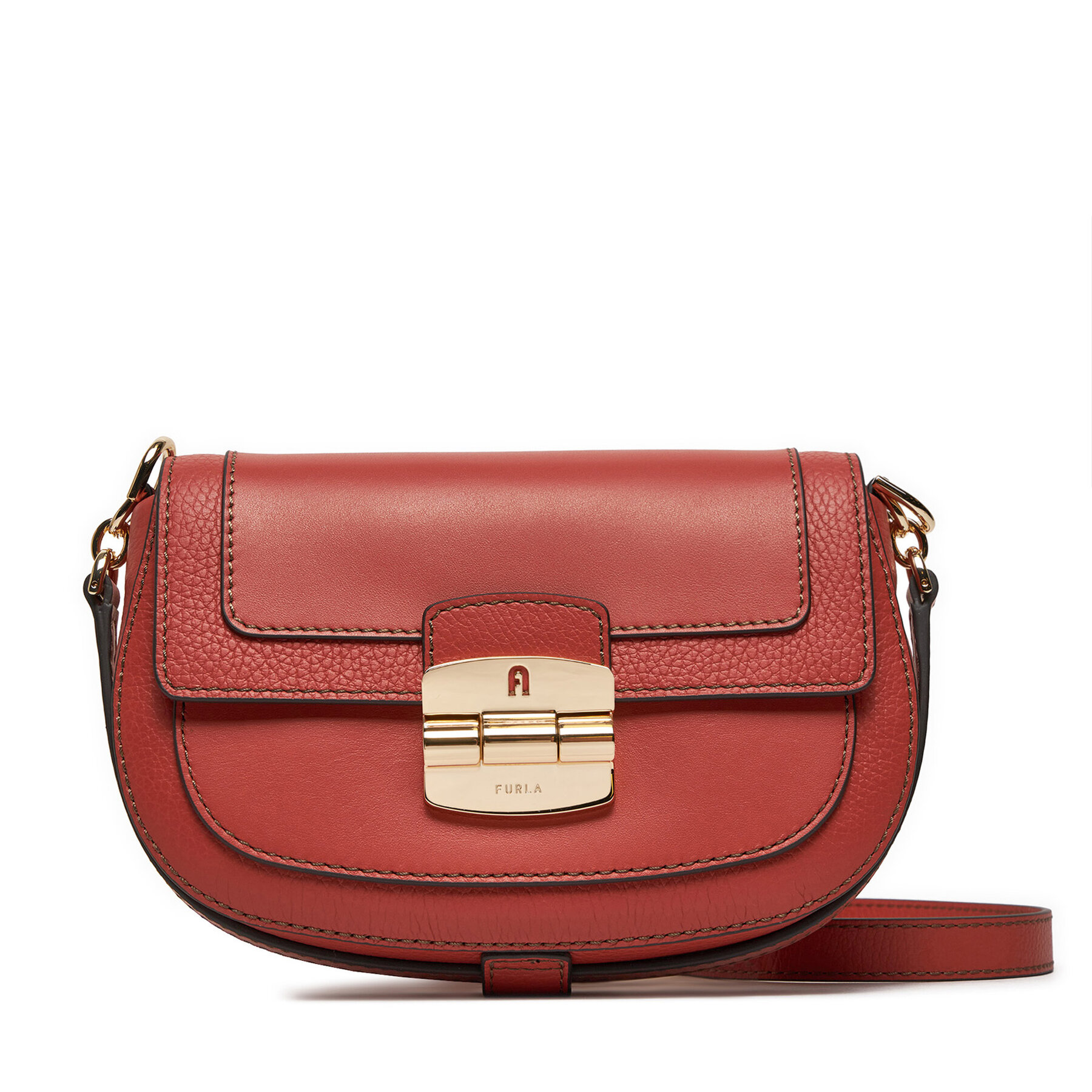 Handtasche Furla Club 2 S Crossbody 26 WB00920-BX0053-CL000-1007 Braun Handtasche Furla Club 2 S Crossbody 26 WB00920-BX0053-CL000-1007 Braun von Furla