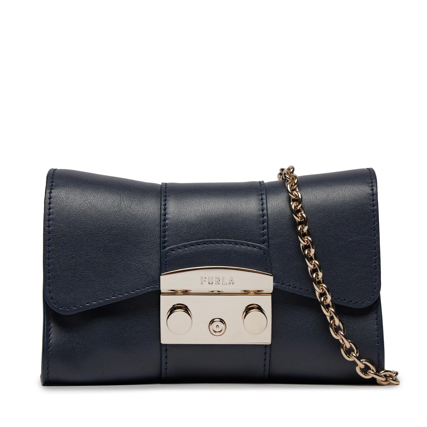 Handtasche Furla Metropolis Mini Crossbody Remi WB00930-BX1709-2676S-9076 Dunkelblau Handtasche Furla Metropolis Mini Crossbody Remi WB00930-BX1709-2676S-9076 Dunkelblau von Furla