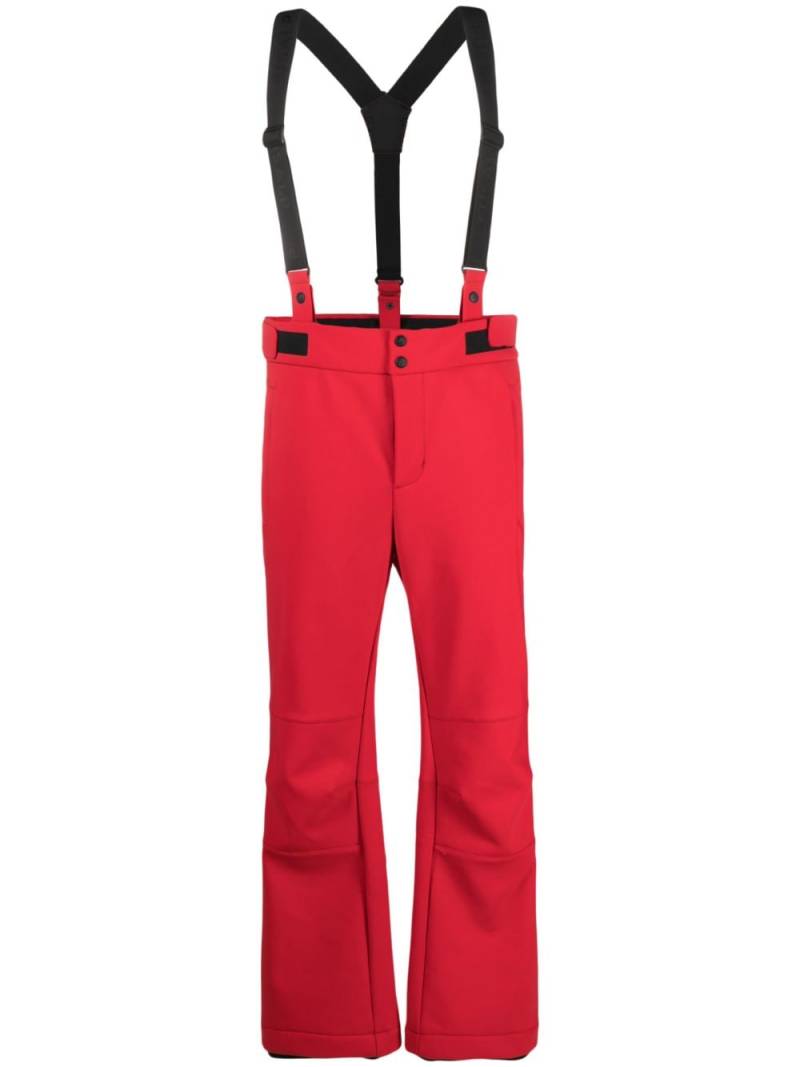 Fusalp Franz IV braces-detail trousers - Red von Fusalp