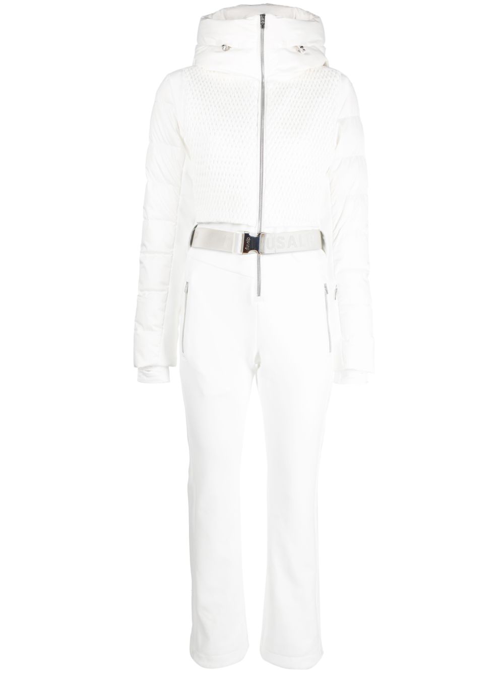 Fusalp Marie II smocked ski suit - White von Fusalp