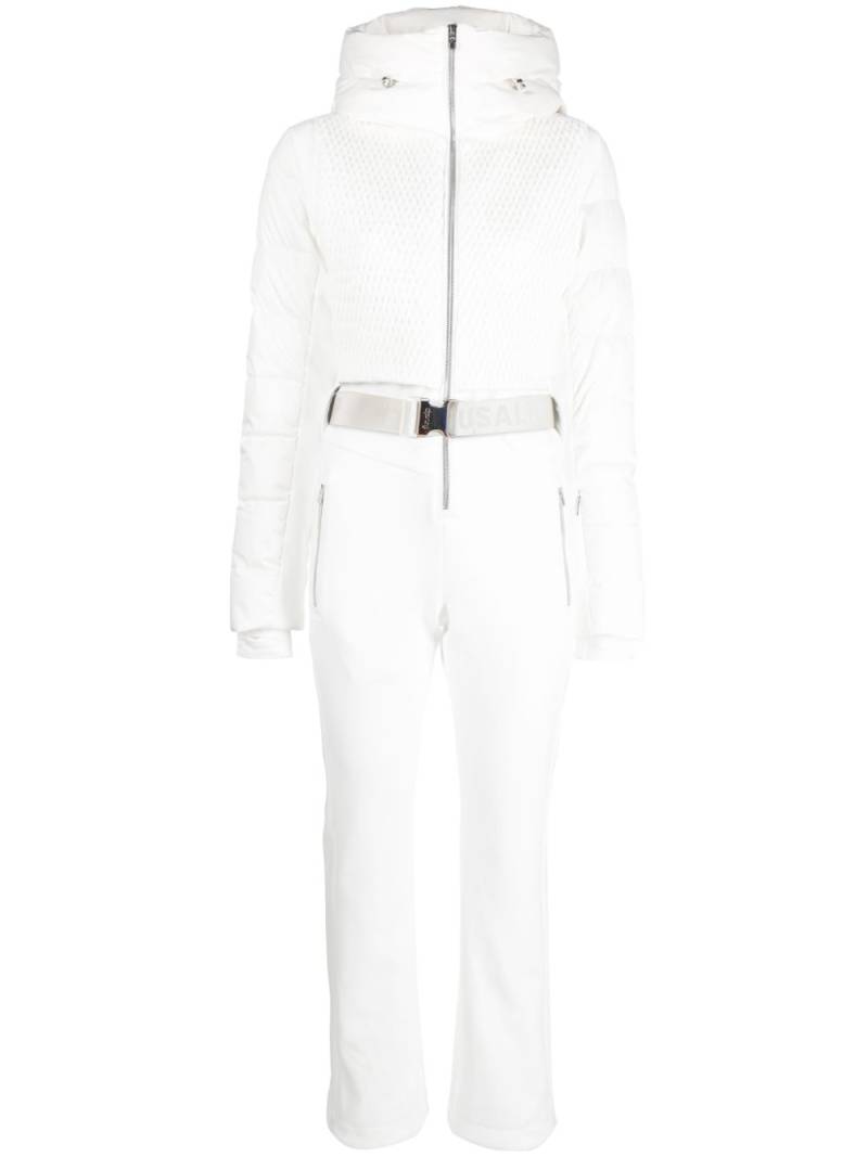 Fusalp Marie II smocked ski suit - White von Fusalp