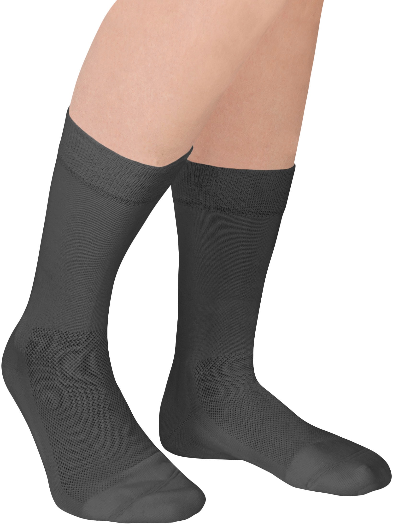 Fussgut Diabetikersocken »Venenfeund Sensitiv Socken mit Airchannel Fussbelüftung«, (2 Paar), verstärkte Fusspolsterung, weiter Bund, kein Druck