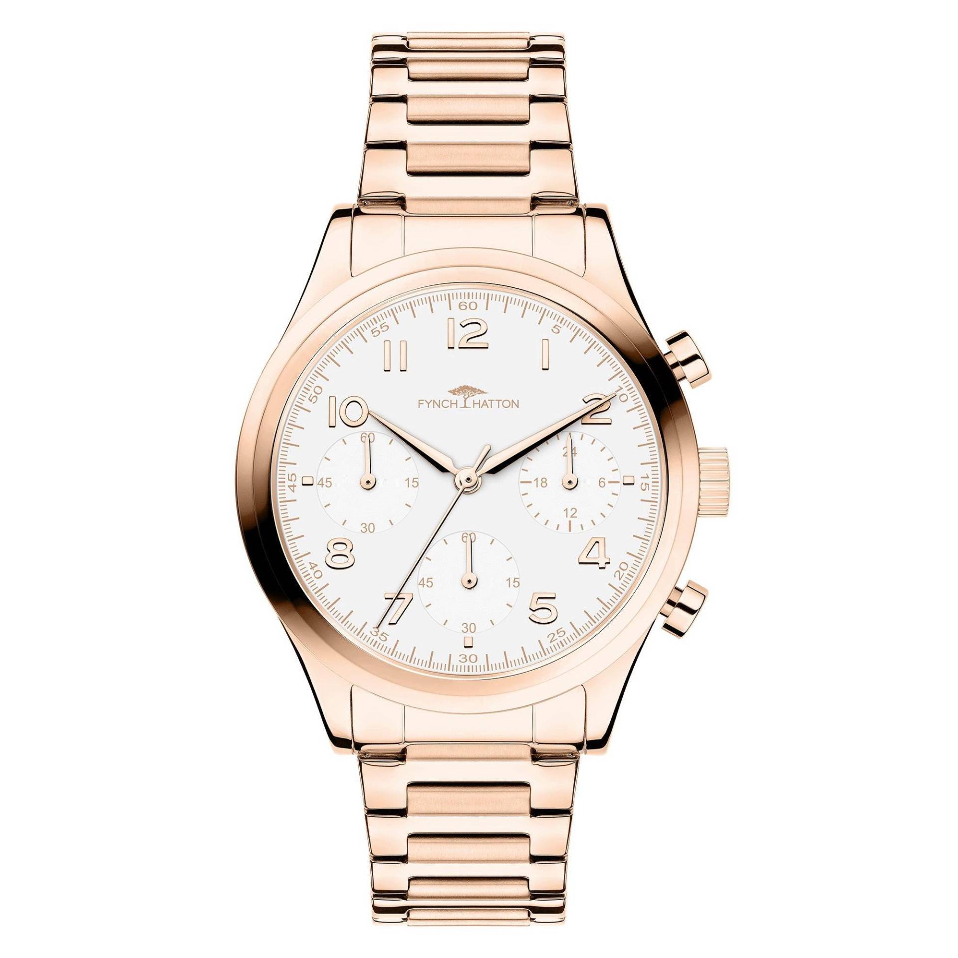 Icon Armbanduhr Damen Roségold 36mm von Fynch-Hatton