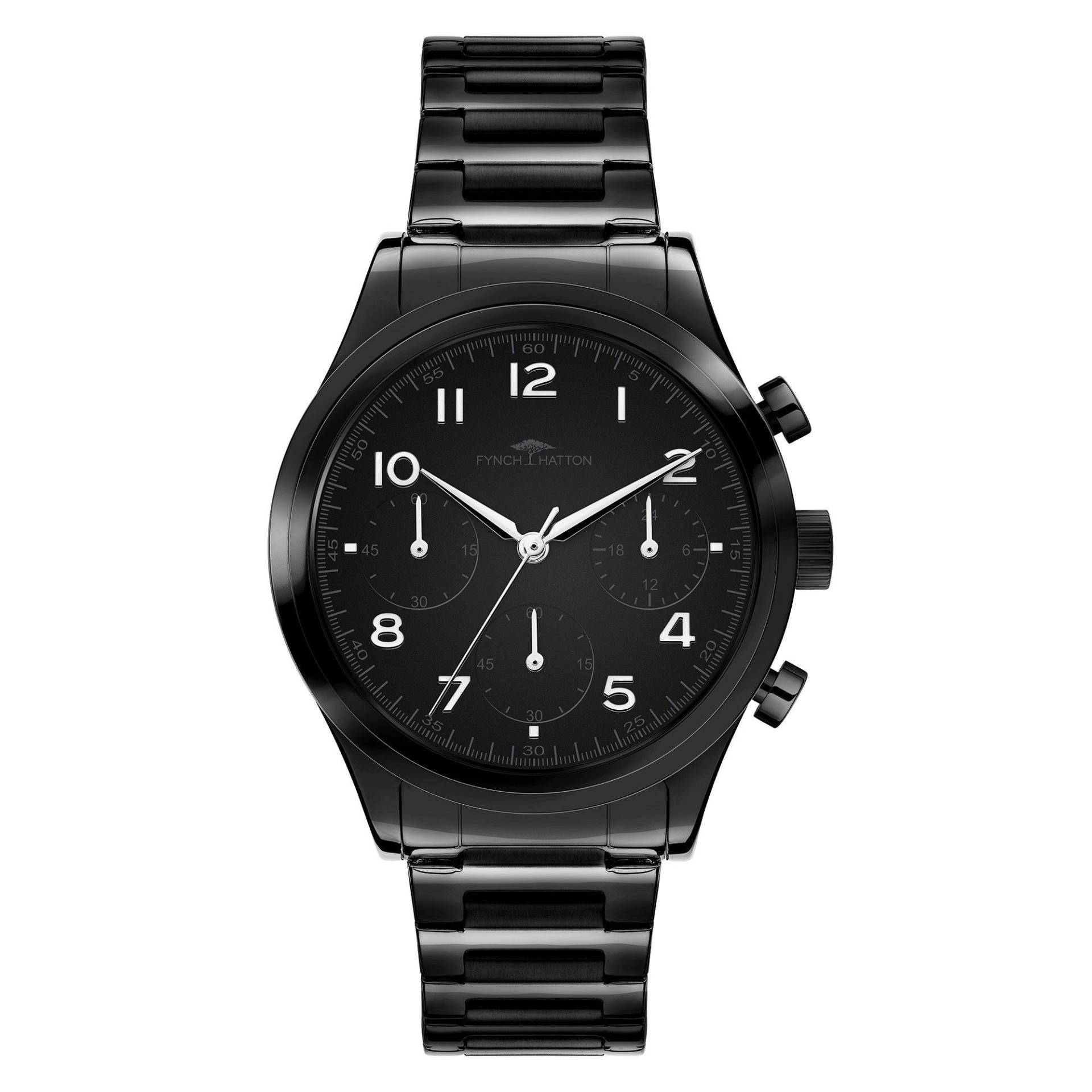 Icon Armbanduhr Damen Schwarz 36mm von Fynch-Hatton