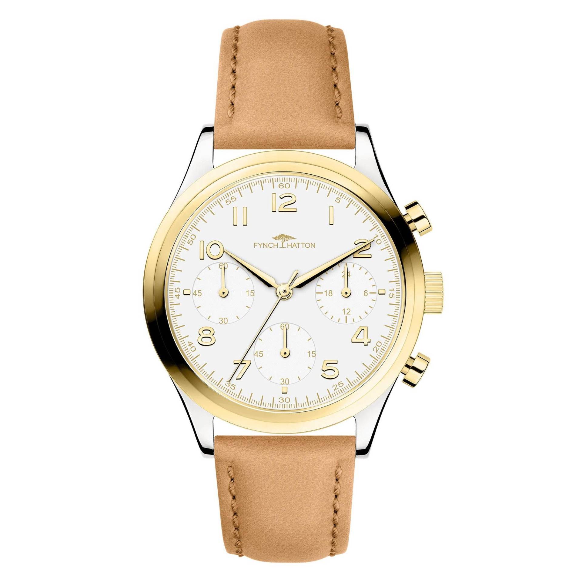 Style Armbanduhr Damen Braun 36mm von Fynch-Hatton