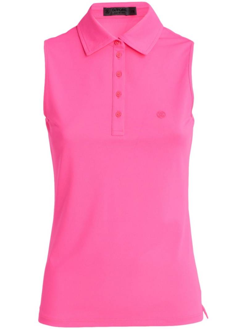 G/FORE embroidered-logo polo top - Pink von G/FORE