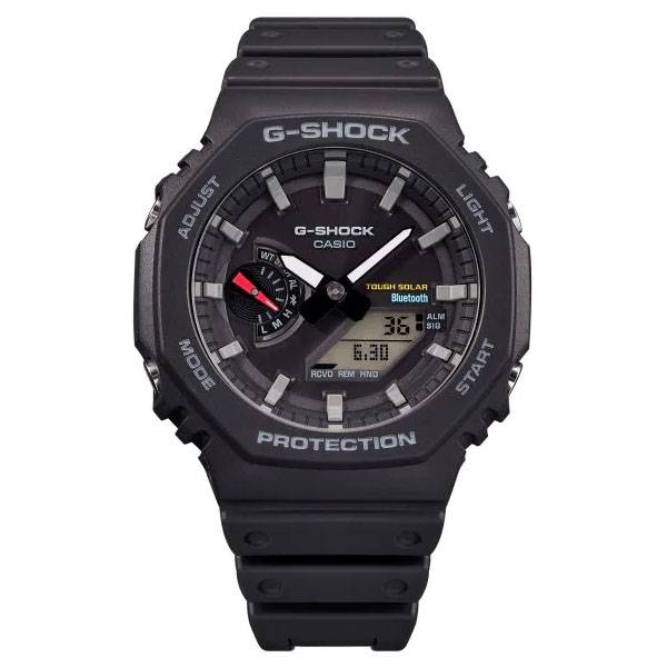 G-SHOCK Analog-Digitaluhr CasiOak, Carbon Core Solar schwarz von G-SHOCK