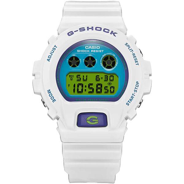 G-SHOCK Classic Digitaluhr, Limited Crazy Colors weiss von G-SHOCK