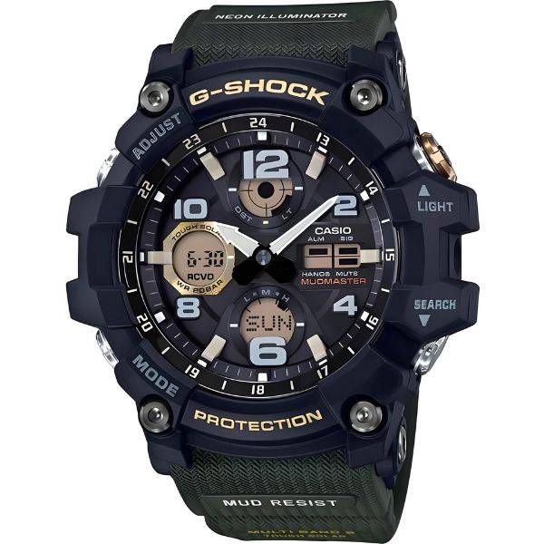 G-SHOCK Mudmaster, Funk-Solaruhr schwarz/oliv von G-SHOCK