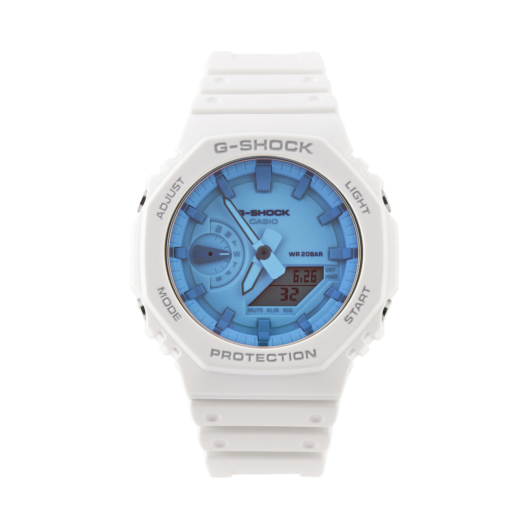 Uhr G-Shock Beach Time Lapse GA-2100TL-7AER Weiß Uhr G-Shock Beach Time Lapse GA-2100TL-7AER Weiß von G-SHOCK