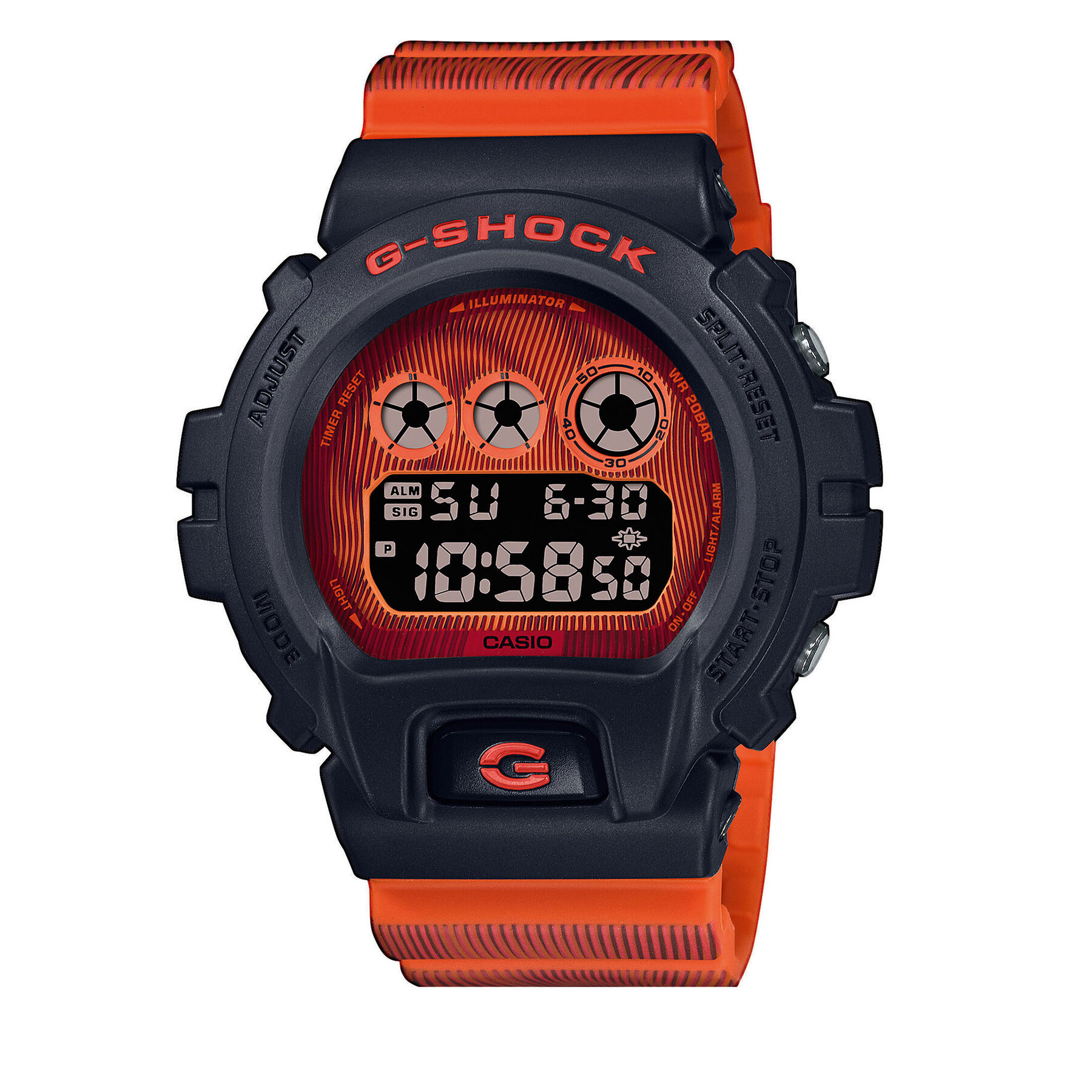 Uhr G-Shock DW-6900TD-4ER Orange von G-SHOCK