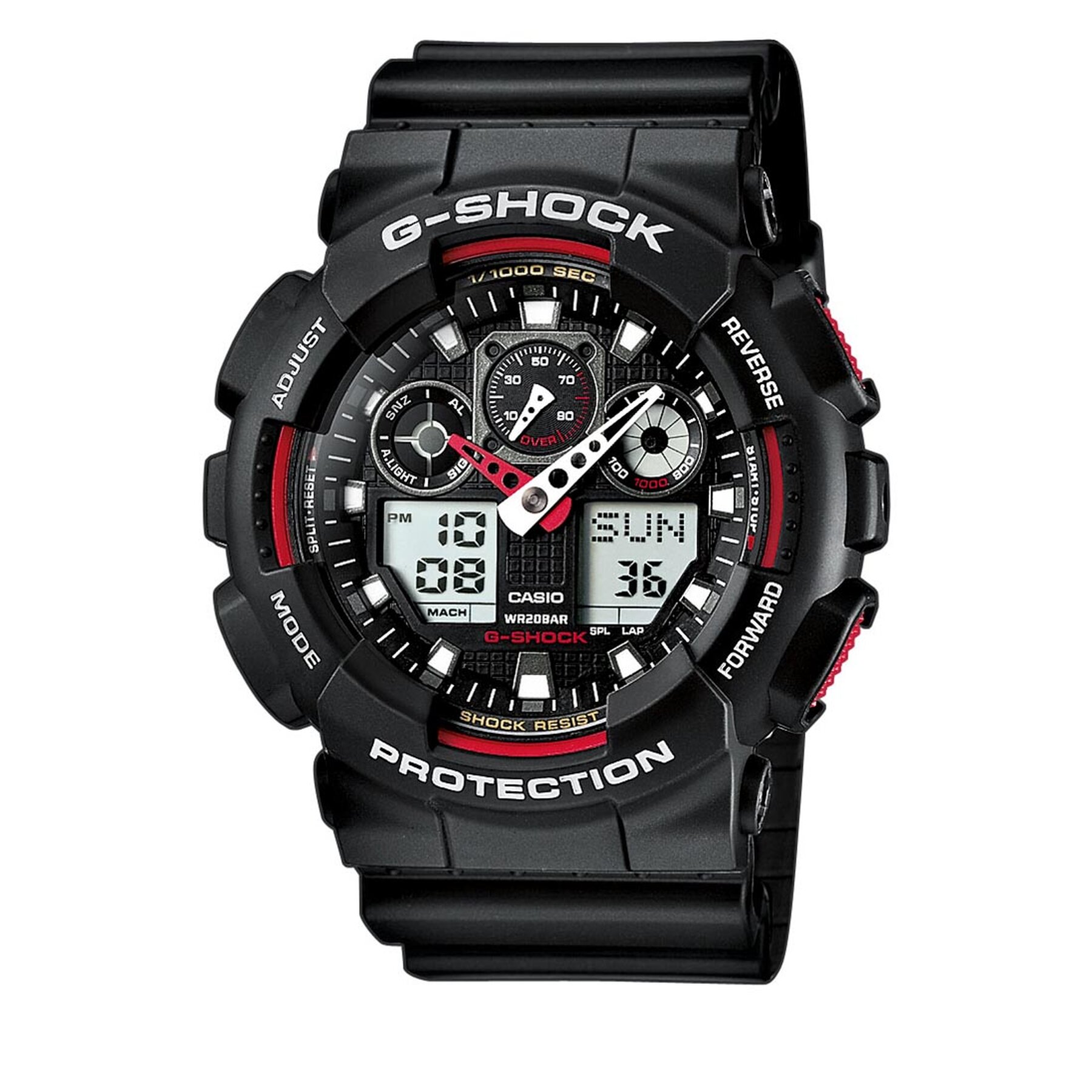 Uhr G-Shock GA-100-1A4ER Schwarz von G-SHOCK