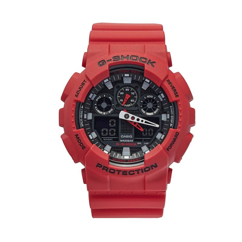 Uhr G-Shock GA-100B-4AER Rot von G-SHOCK