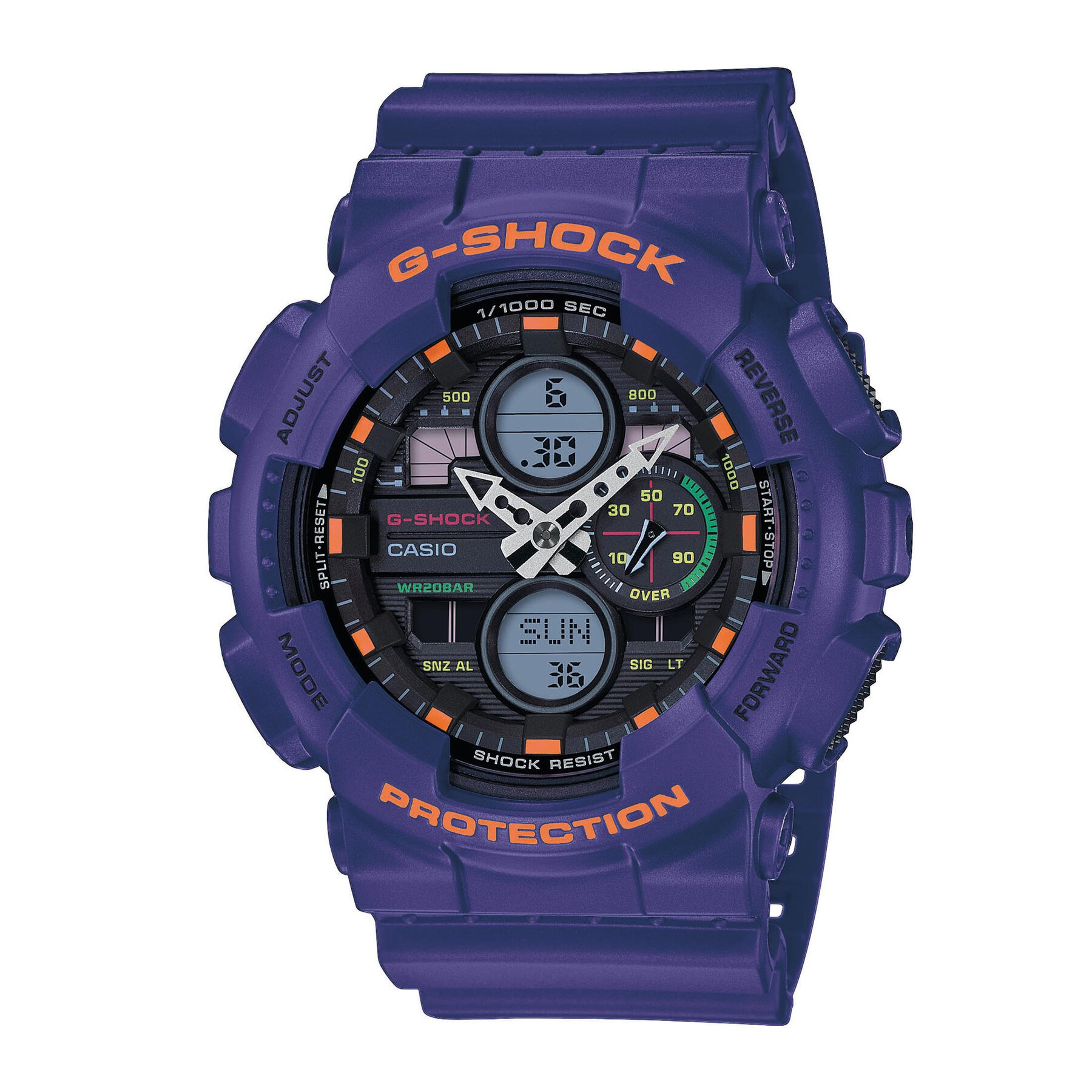 Uhr G-Shock GA-140-6AER Violett von G-SHOCK