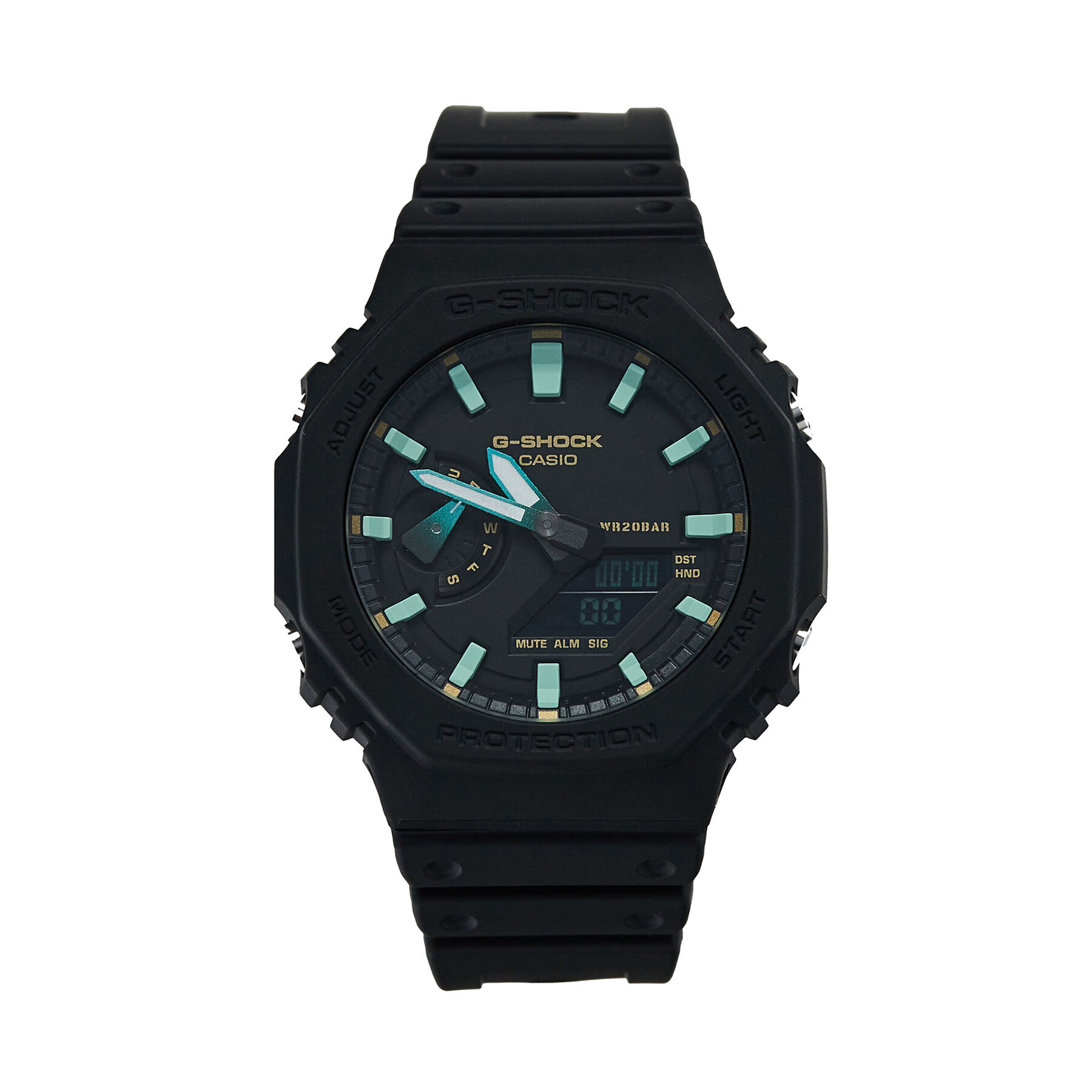 Uhr G-Shock GA-2100RC-1AER Schwarz von G-SHOCK