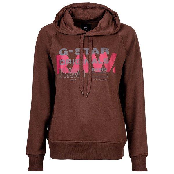 Sweatshirt Bequem Sitzend-raglan Raw Originals Damen Braun Bedruckt L von G-STAR RAW