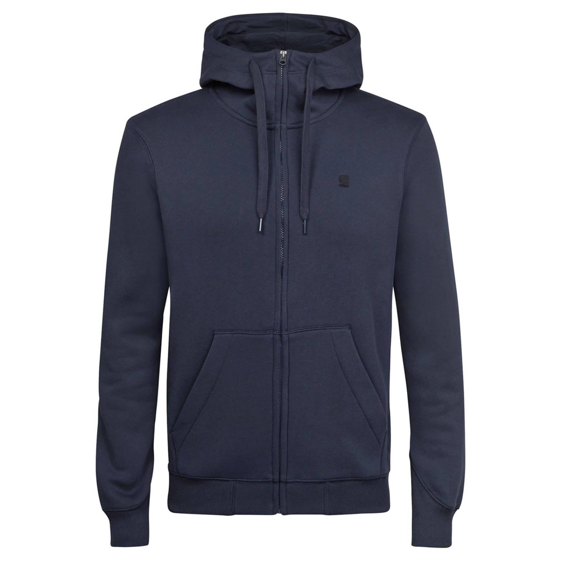 Sweatjacke Bequem Sitzend-premium Core Hdd Zip Sw L\s Herren Blau S von G-STAR RAW