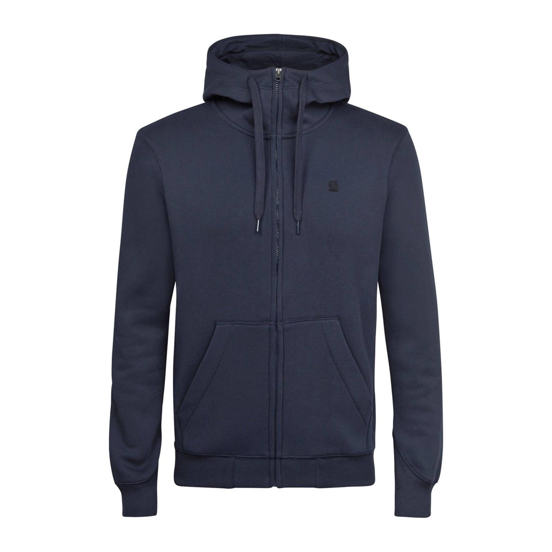 Sweatjacke Bequem Sitzend-premium Core Hdd Zip Sw L\s Herren Blau XXL von G-STAR RAW