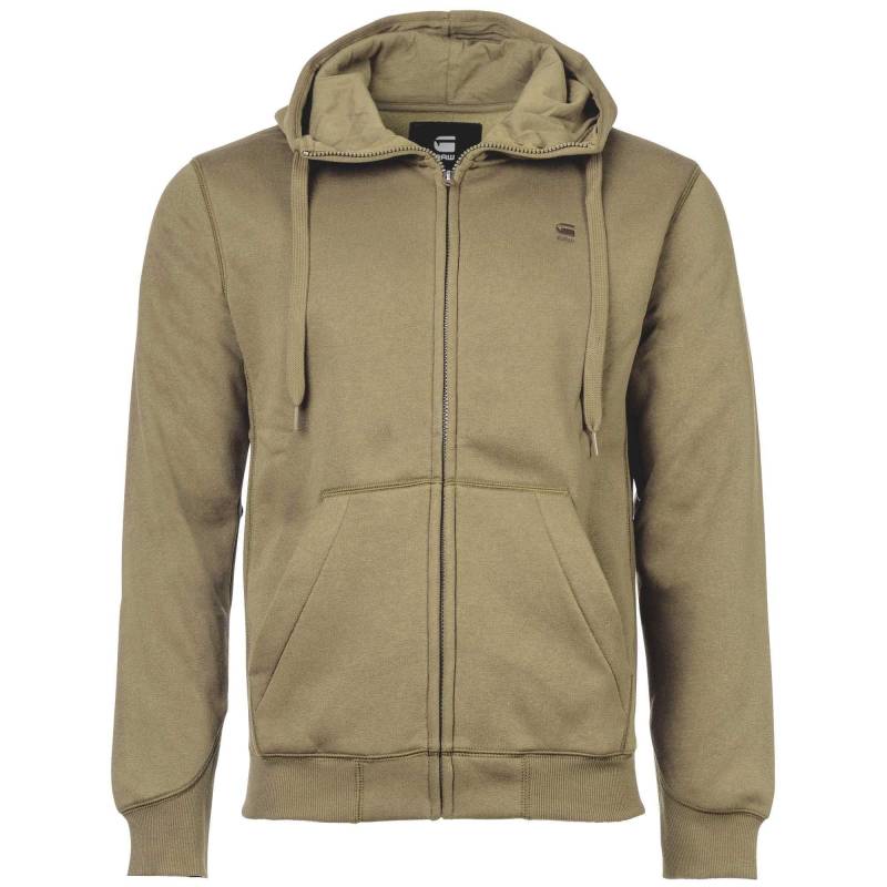 Sweatjacke Bequem Sitzend-premium Core Hdd Zip Sw L\s Herren Braun Medium S von G-STAR RAW