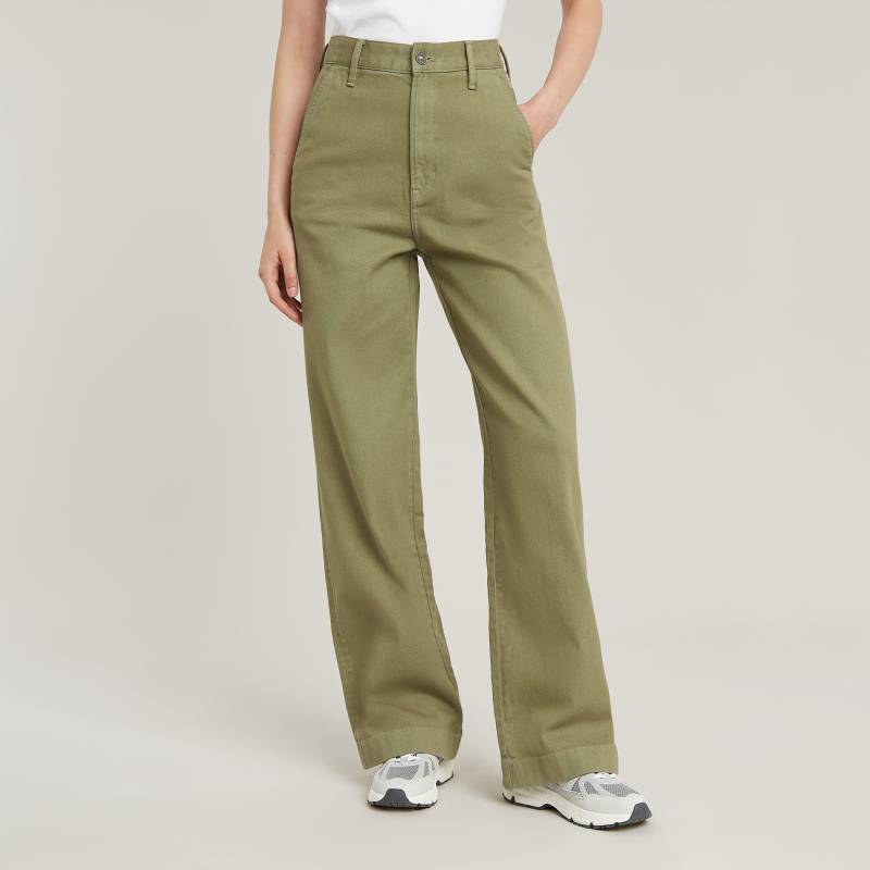 G-STAR Chinohose »Deck 2.0 High Loose Chino wmn«, mit Taschen von G-STAR