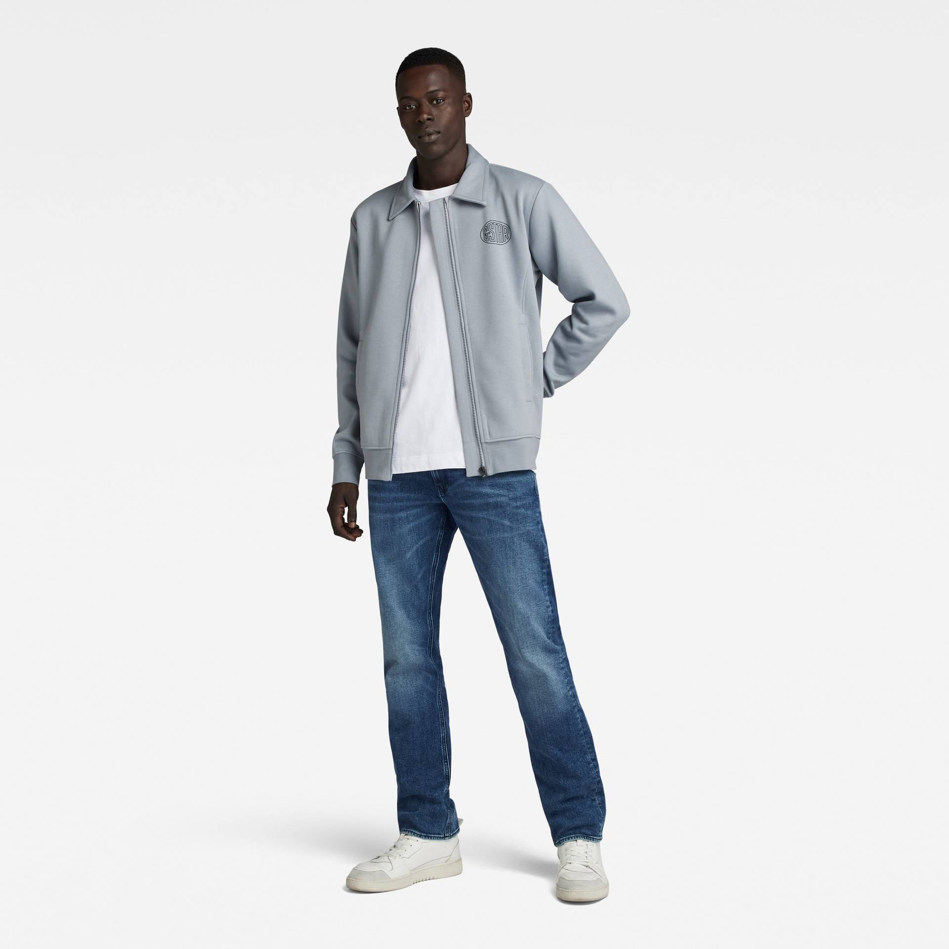 G-STAR Straight-Jeans »Mosa Straight«, mit hellen Nähten von G-STAR