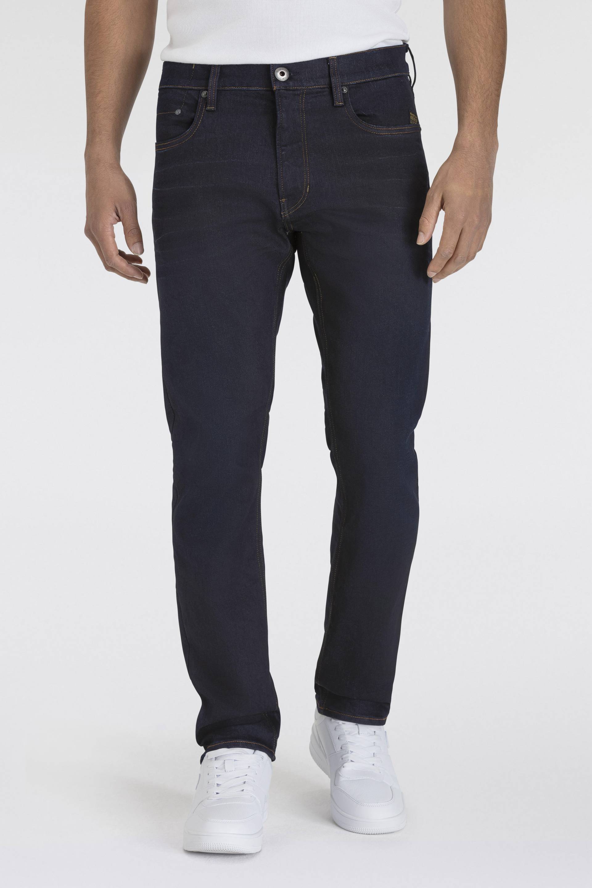 G-STAR Straight-Jeans »Mosa Straight«, mit hellen Nähten von G-STAR