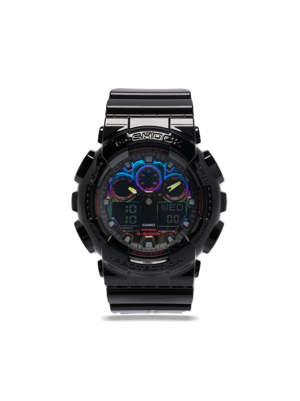 G-Shock GA-100RGB-1A 50mm - Black von G-Shock