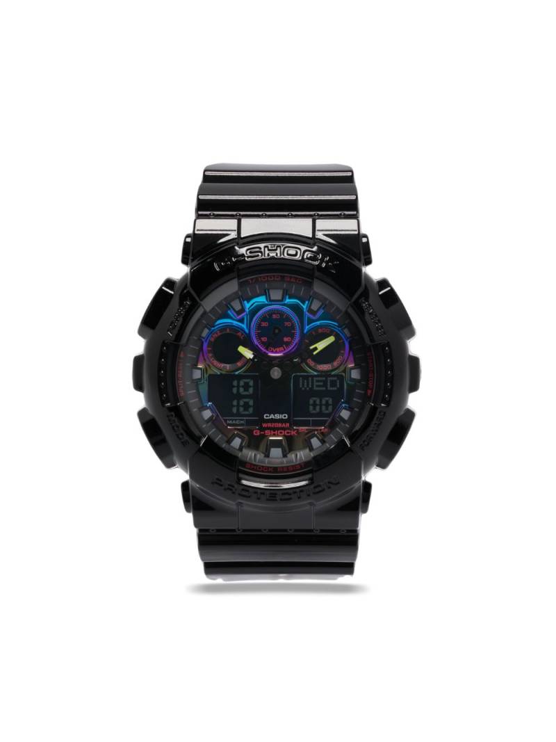 G-Shock GA-100RGB-1A 50mm - Black von G-Shock