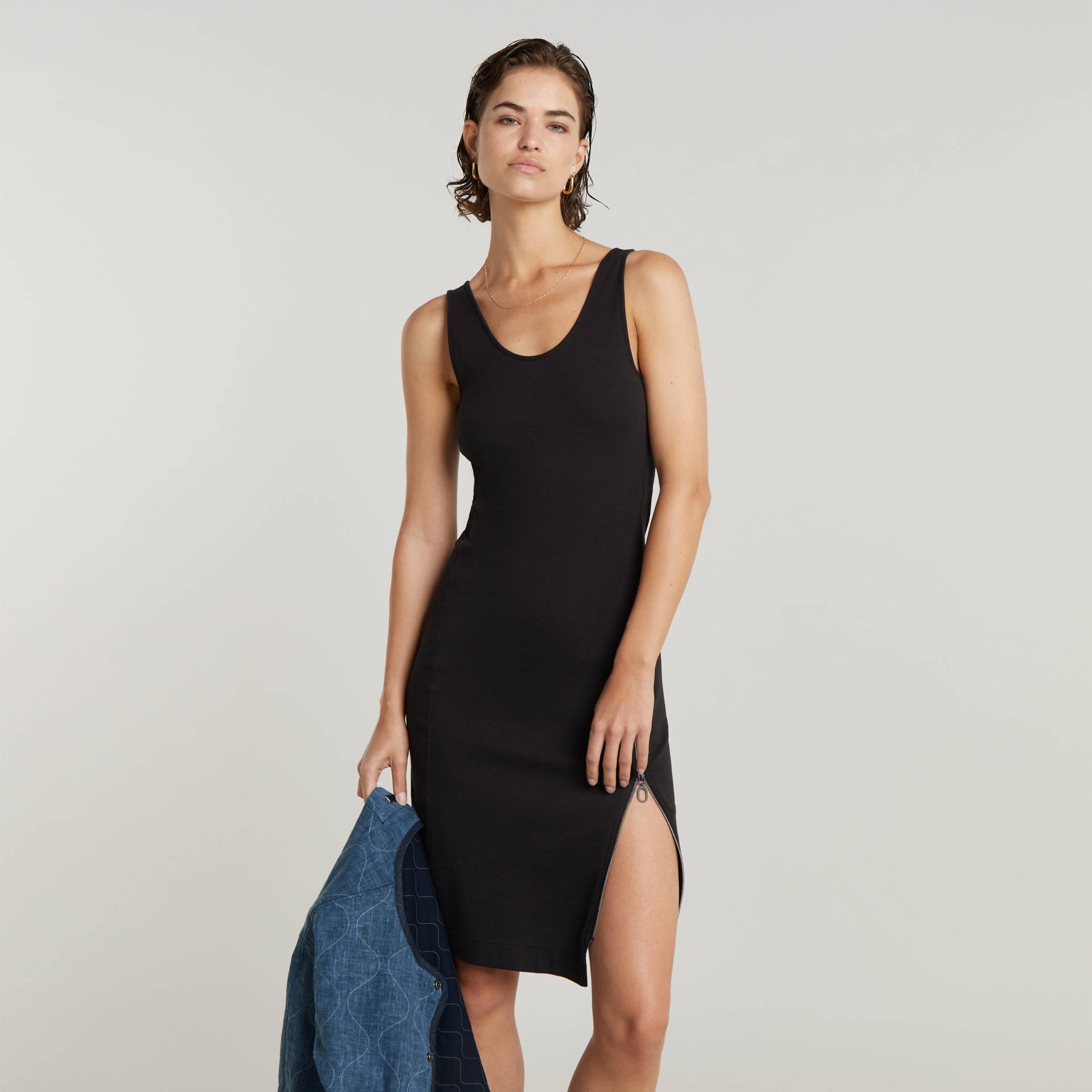 G-Star RAW Abendkleid »Asymmetrical zip dress wmn« von G-Star RAW