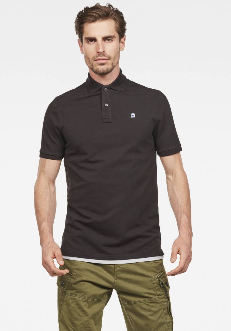 G-STAR Poloshirt »Dunda Polo«, Logostickerei auf der Brust von G-STAR