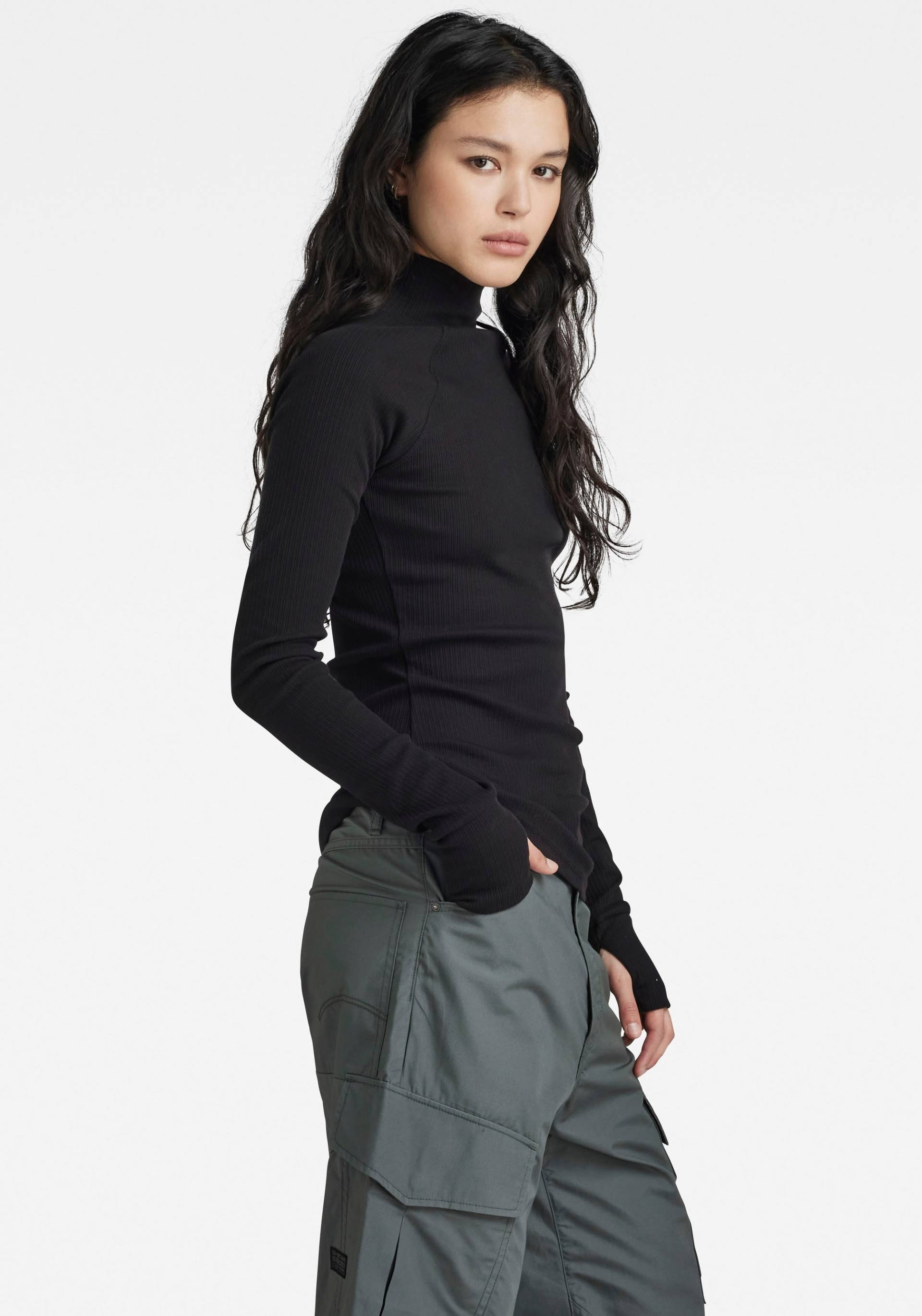 G-STAR Rollkragenpullover »Slim rib mock« von G-STAR