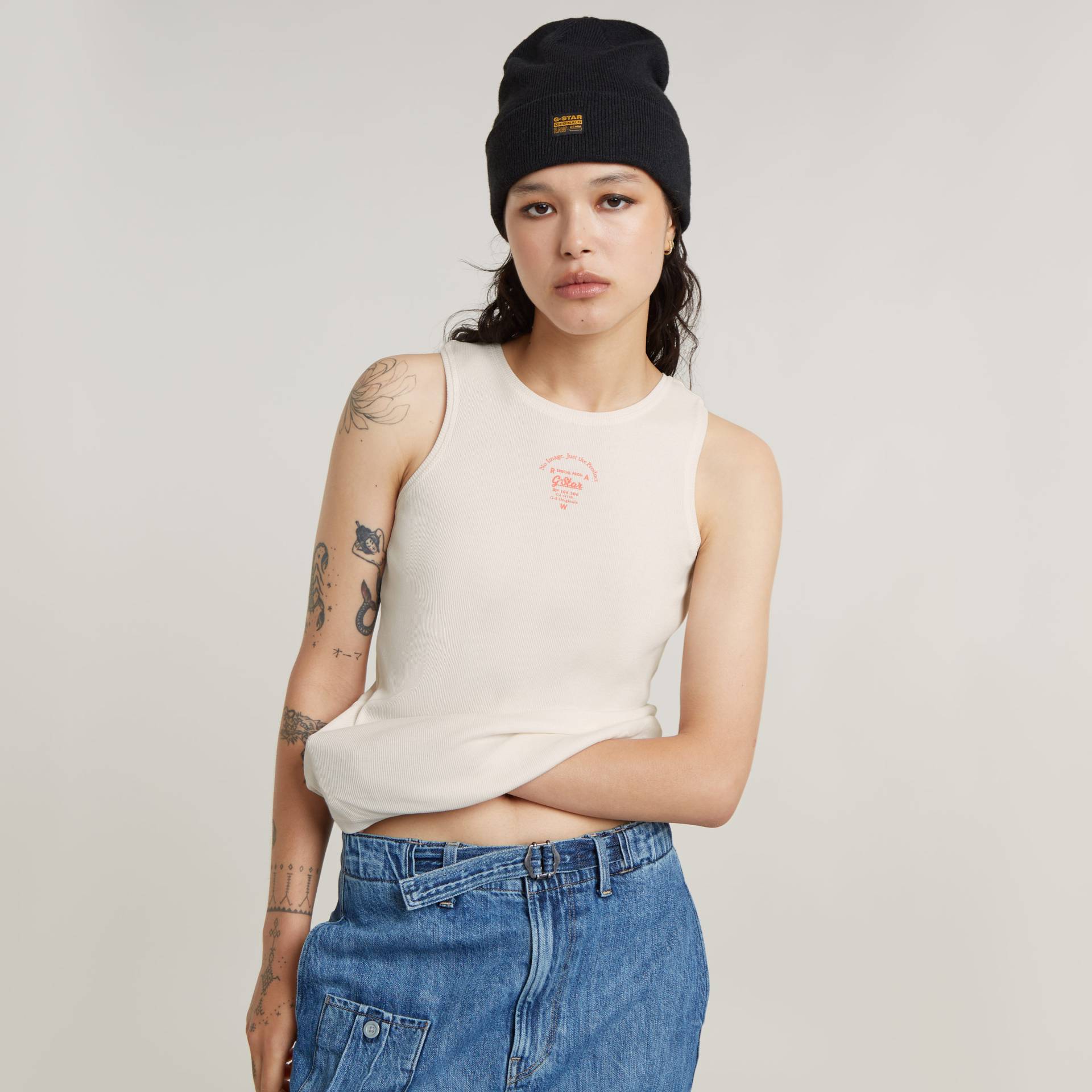 G-Star RAW Shirttop »Racerback ribbed slim tank top wmn« von G-Star RAW