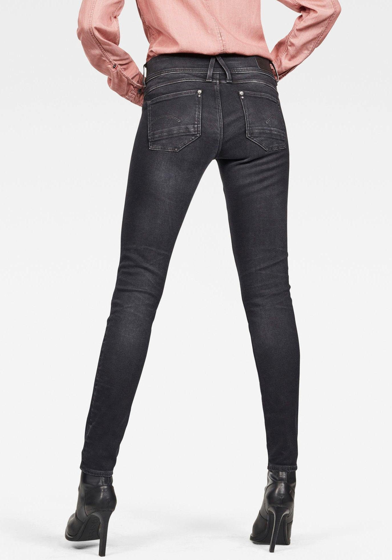 G-Star RAW Skinny-fit-Jeans »Mid Waist Skinny«, mit Elasthan-Anteil von G-Star RAW