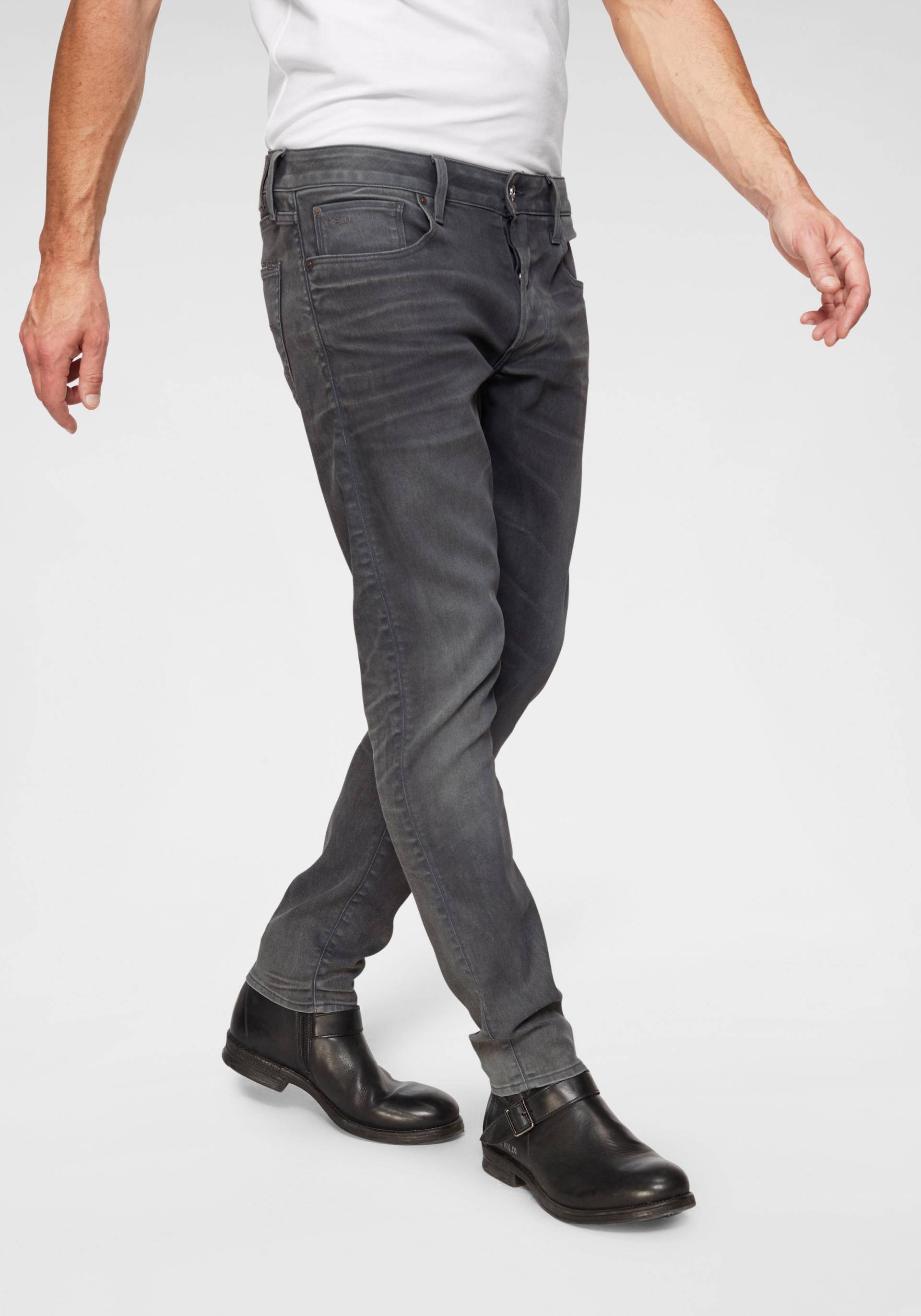 G-STAR Slim-fit-Jeans »3301 Slim«, mit toller Waschung und Elasthan von G-STAR