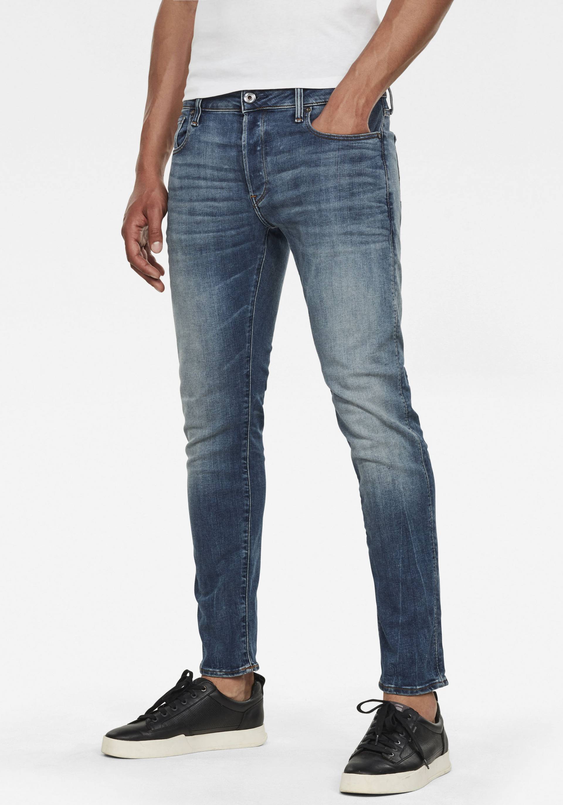 G-STAR Slim-fit-Jeans »3301 Slim«, mit toller Waschung und Elasthan von G-STAR