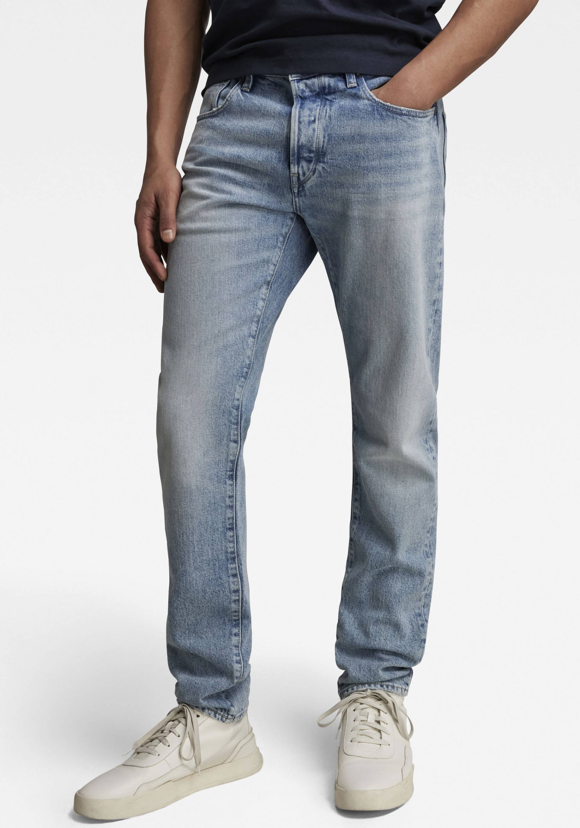 G-STAR Slim-fit-Jeans »3301 Slim«, mit toller Waschung und Elasthan von G-STAR