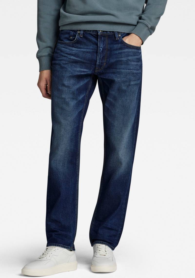 G-STAR Straight-Jeans »Mosa Straight«, mit hellen Nähten von G-STAR