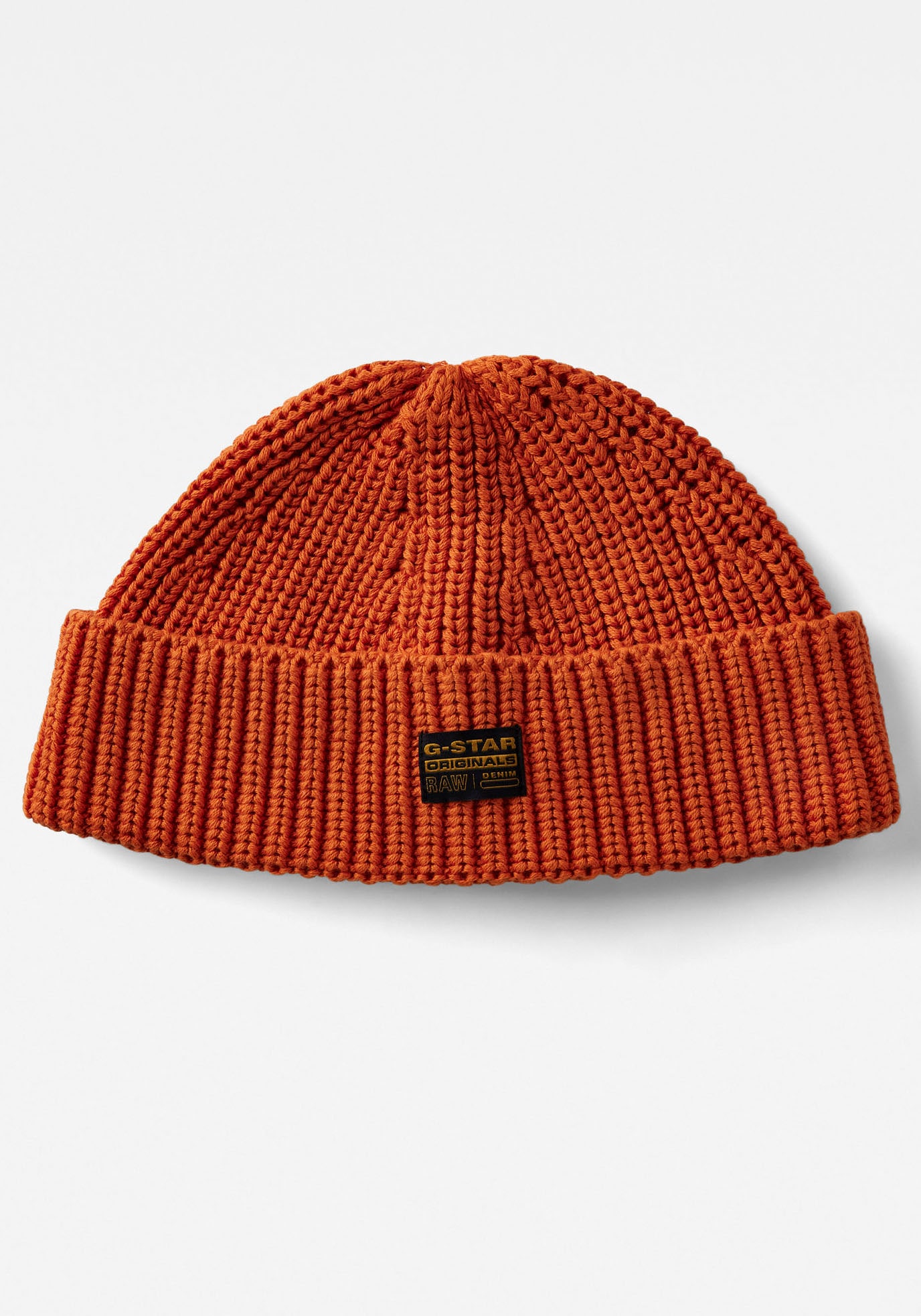 G-STAR Strickmütze »Originals Fisherman Beanie«, mit Label von G-STAR