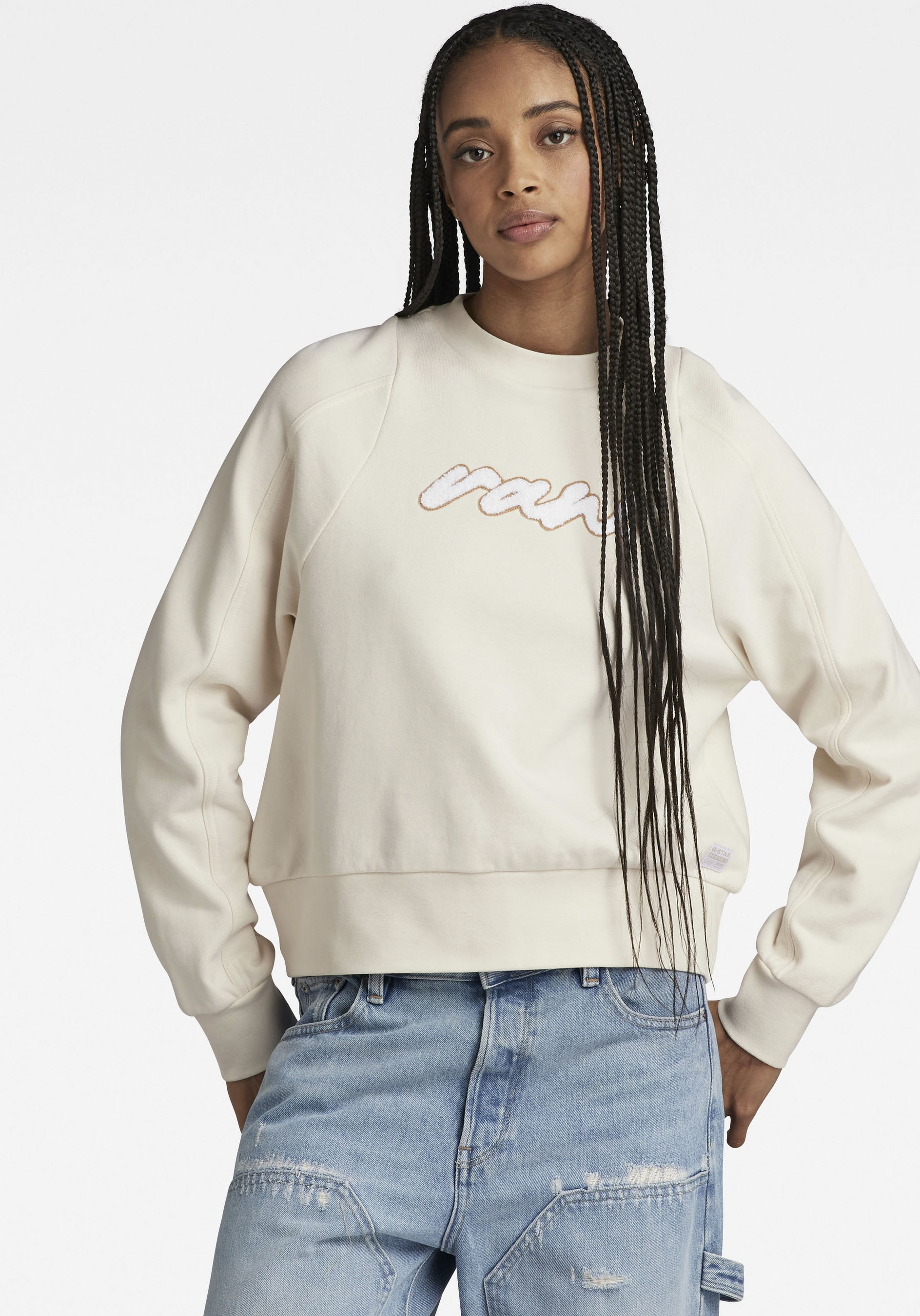 G-STAR Sweatshirt »Cornely raw dot raglan« von G-STAR