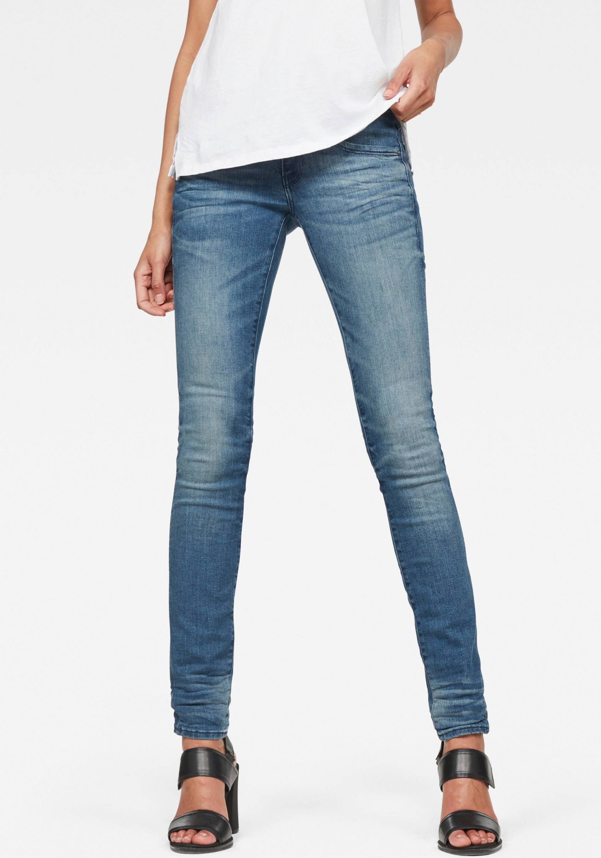 G-STAR Skinny-fit-Jeans »Lynn Mid Waist Skinny«, moderne Version des klassischen 5-Pocket-Designs G-STAR Skinny-fit-Jeans »Lynn Mid Waist Skinny«, moderne Version des klassischen 5-Pocket-Designs von G-Star