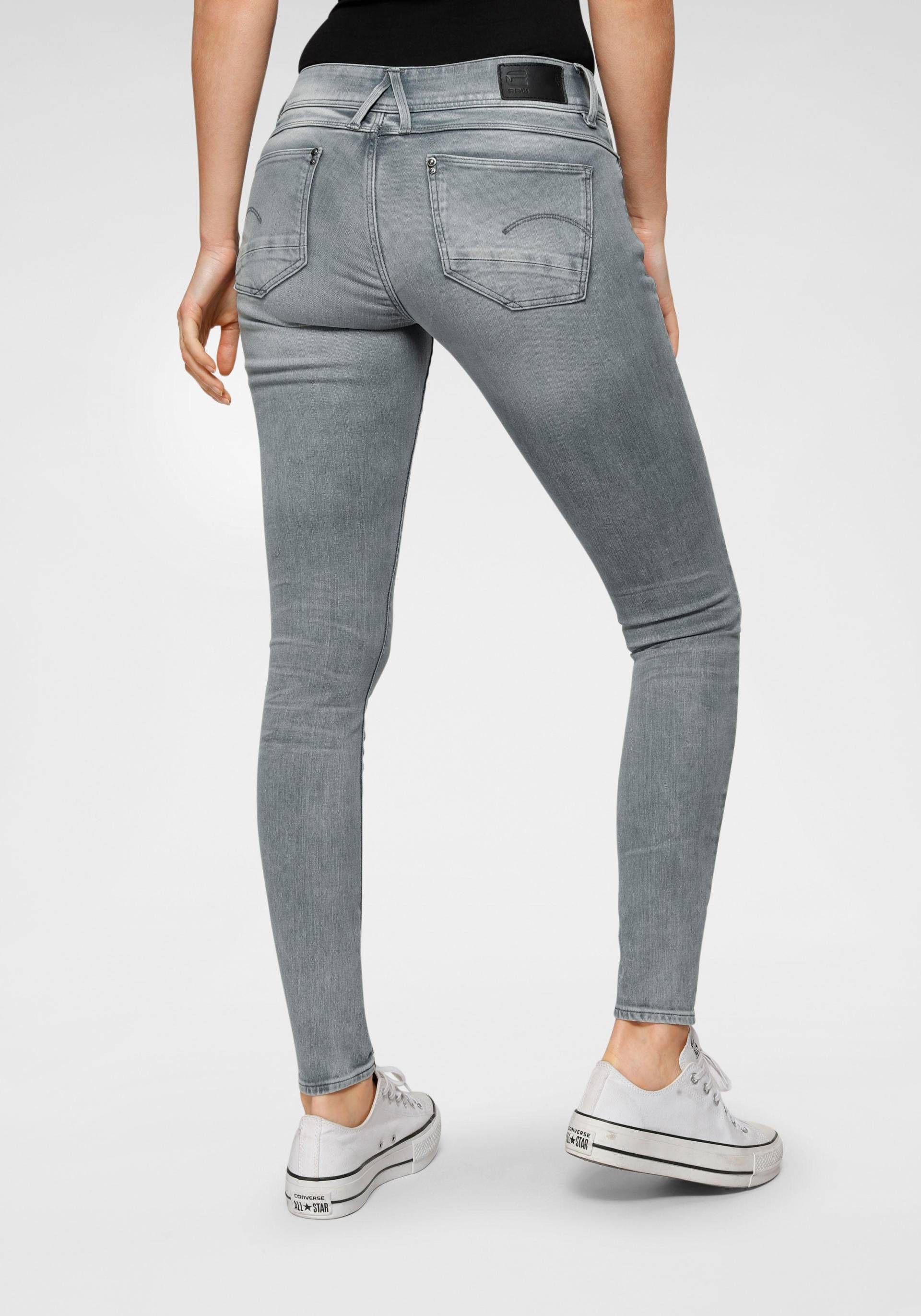 G-STAR Skinny-fit-Jeans »Mid Waist Skinny«, mit Elasthan-Anteil G-STAR Skinny-fit-Jeans »Mid Waist Skinny«, mit Elasthan-Anteil von G-Star