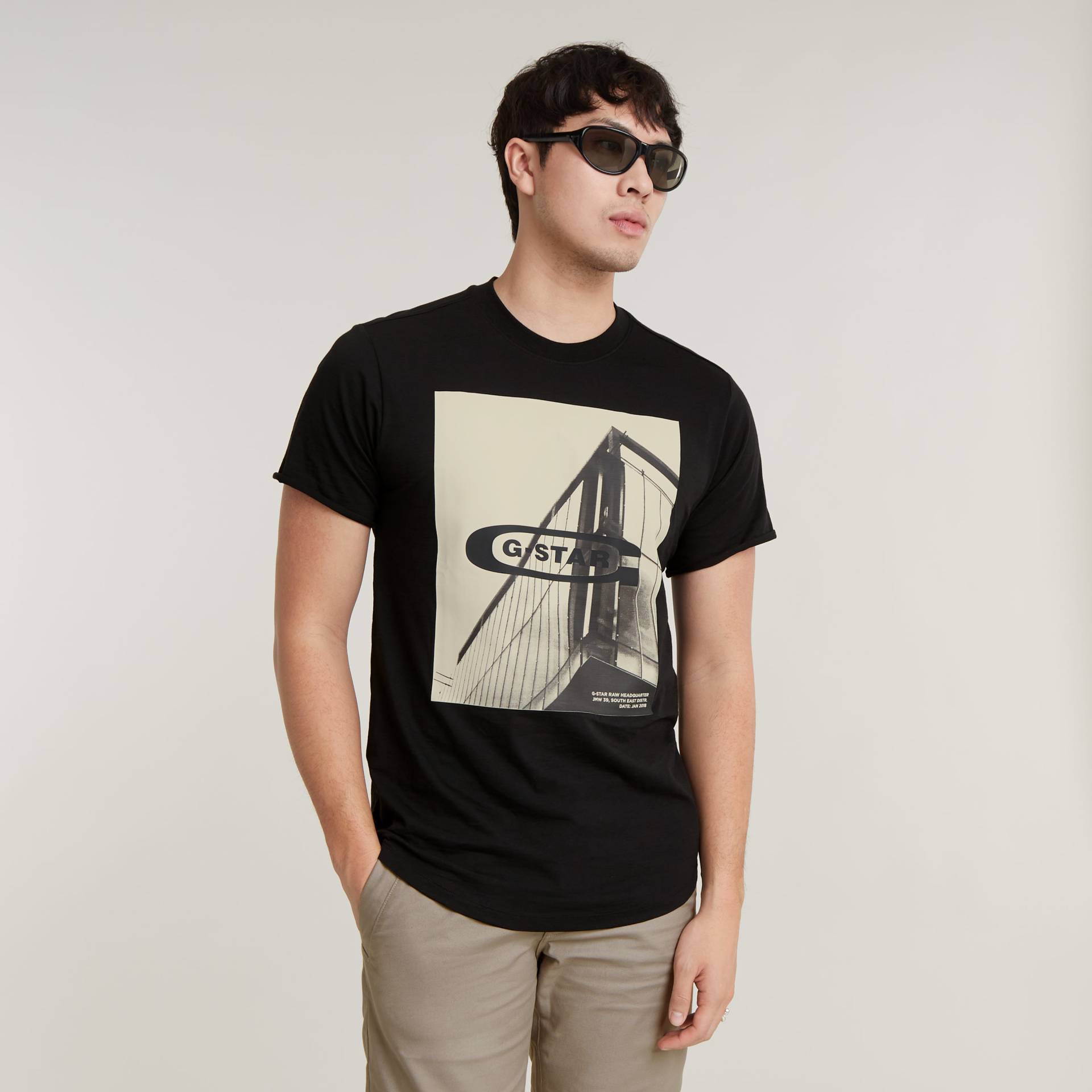 G-STAR T-Shirt »HQ oldskool logo lash r t« G-STAR T-Shirt »HQ oldskool logo lash r t« von G-Star