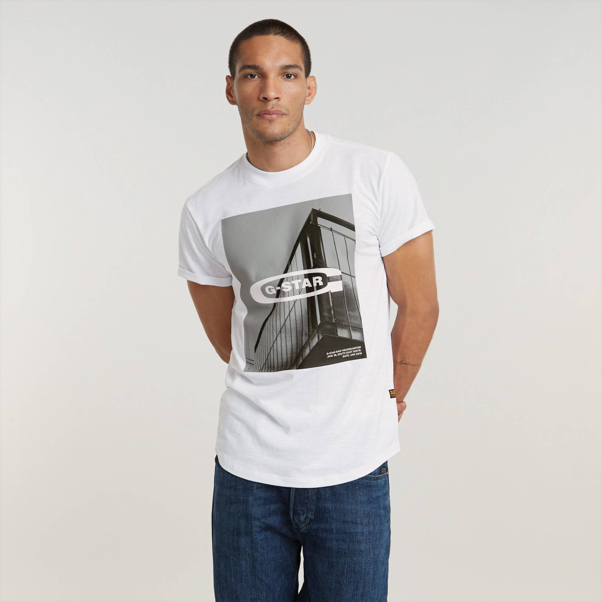G-STAR T-Shirt »HQ oldskool logo lash r t« G-STAR T-Shirt »HQ oldskool logo lash r t« von G-Star