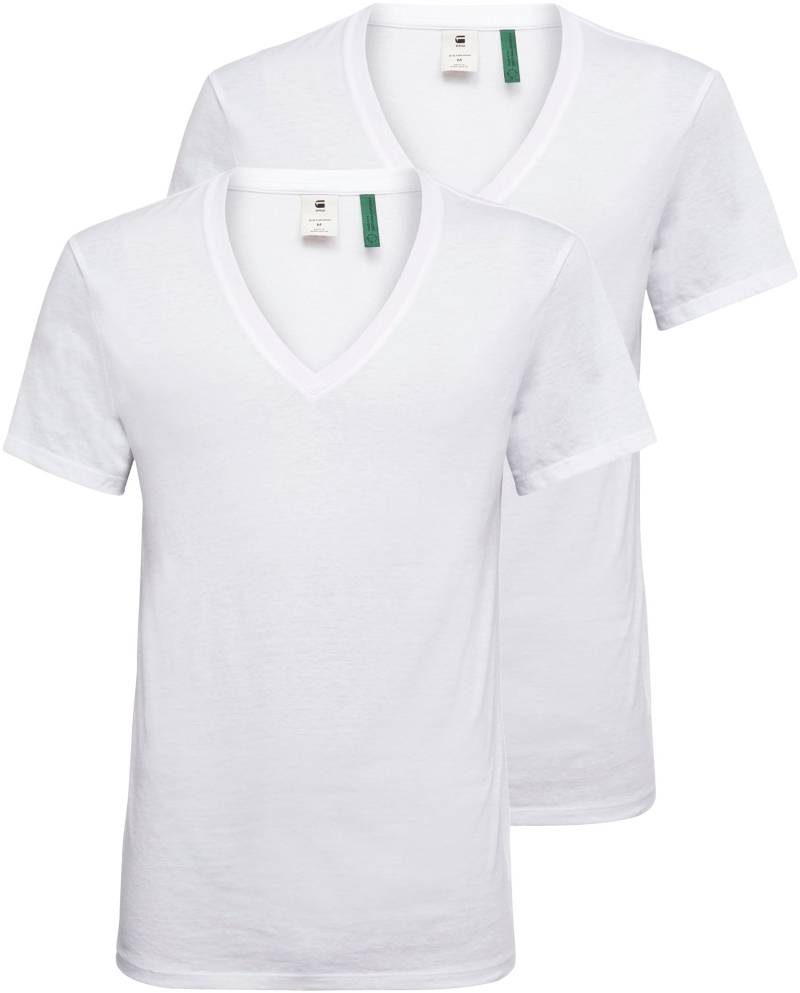 G-STAR V-Shirt »Base htr v t s/s 2-pack« von G-Star